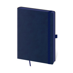 Tečkovaný zápisník Memory L Dark Blue (čtverečkovaný)