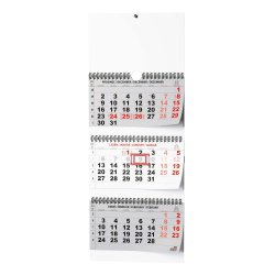 Kalendář Nástěnný kalendář - Tříměsíční - skládaný (s mezinárodními svátky)