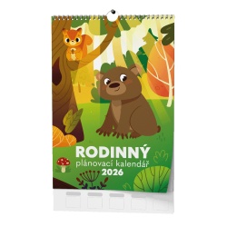 Kalendář Nástěnný kalendář - Rodinný plánovací kalendář - A3