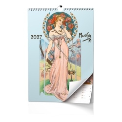 Kalendář Nástěnný poznámkový kalendář A3 - Alfons Mucha 2027