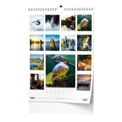 Kalendář Nástěnný kalendář - Rybářský kalendář - A3