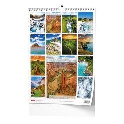 Kalendář Nástěnný kalendář - Beautiful world - A3