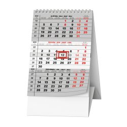 Kalendář Stolní kalendář - Mini tříměsíční