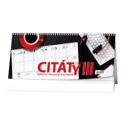 Kalendář Stolní kalendář - Pracovní kalendář CITÁTY III