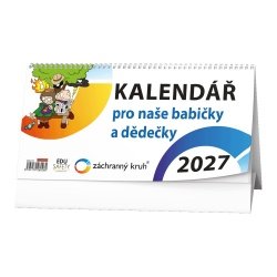 Kalendář Stolní kalendář - Kalendář pro naše babičky a dědečky