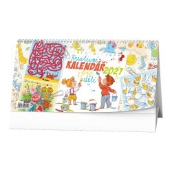 Kalendář Stolní kalendář - Kreativní kalendář pro děti
