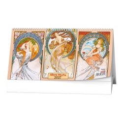 Kalendář Stolní čtrnáctidenní kalendář - Alfons Mucha 2027