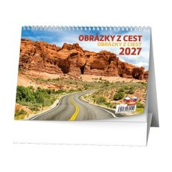 Kalendář Stolní kalendář - Obrázky z cest