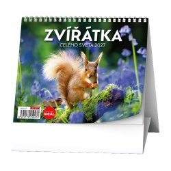 Kalendář Stolní kalendář - IDEÁL - Zvířátka celého světa