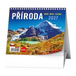 Kalendář Stolní kalendář - IDEÁL - Příroda, hory, řeky, jezera…