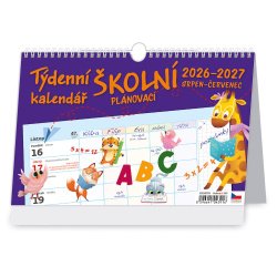Kalendář Týdenní školní plánovací kalendář