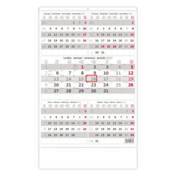 Kalendář Pětiměsíční kalendář šedý