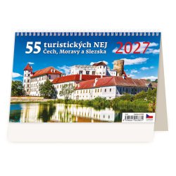 Kalendář Kalendář 55 turistických nej Čech, Moravy a Slezska