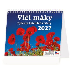 Kalendář Plánovací kalendář Vlčí máky